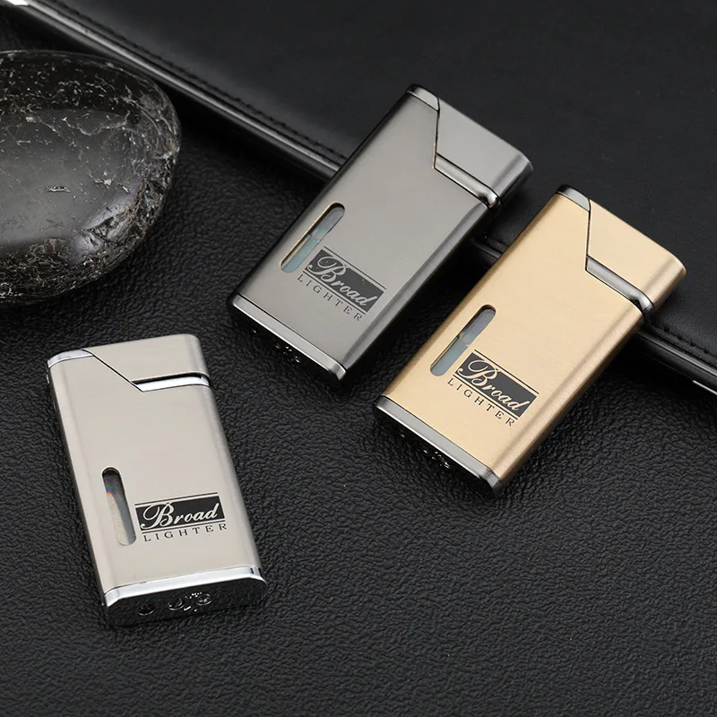 Ultra Thin Butane Jet Torch Turbo Lighter Magic Flame Gas Lighters Unusual Lighters Metal Gadgets for Men Smoking Accessories
Ultra Thin Butane Jet Torch Turbo Lighter Magic Flame Gas Lighters Unusual Lighters Metal Gadgets for Men Smoking Accessories