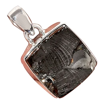 Genuine Shungite Pendant 925 Sterling Silver, Women Hand Made Fine Jewelry Gift
Genuine Shungite Pendant 925 Sterling Silver, Women Hand Made Fine Jewelry Gift