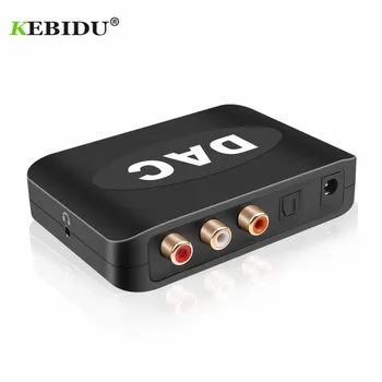 KEBIDU 192kHz Digital to Analog Audio Converter with IR Remote Control Volume Coaxial Optical Toslink to L/R RCA 3.5mm Adapter
KEBIDU 192kHz Digital to Analog Audio Converter with IR Remote Control Volume Coaxial Optical Toslink to L/R RCA 3.5mm Adapter