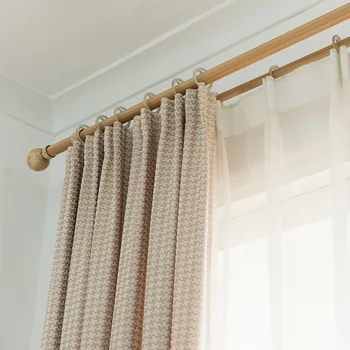 Simplicity Modern Simple Jacquard Houndstooth Geometric Pattern Cloth Curtains for Bedroom for Living Room
Simplicity Modern Simple Jacquard Houndstooth Geometric Pattern Cloth Curtains for Bedroom for Living Room
