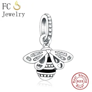FC Jewelry Fit Original Brand Charm Bracelet Authentic 925 Silver Animal Honeybee Zirconia Wing Bead For Making Women Berloque
FC Jewelry Fit Original Brand Charm Bracelet Authentic 925 Silver Animal Honeybee Zirconia Wing Bead For Making Women Berloque