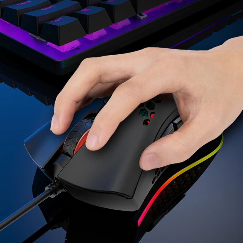 Lightweight M7 Gaming Mouse Honeycomb Shell Ergonomic Mice with Soft Rope Cable for Computer Gamer Computer Peripheral
Lightweight M7 Gaming Mouse Honeycomb Shell Ergonomic Mice with Soft Rope Cable for Computer Gamer Computer Peripheral