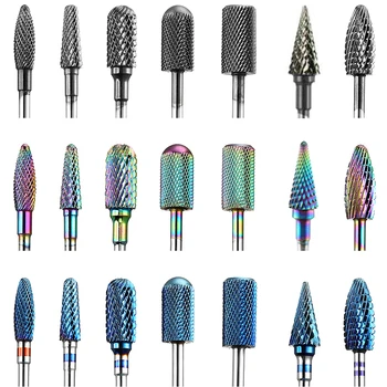 1PCS Rainbow Tungsten Nail Drill Bits Milling Cutter For Manicure Carbide Machine Accessories Rotary Electric Nail Files Tools
1PCS Rainbow Tungsten Nail Drill Bits Milling Cutter For Manicure Carbide Machine Accessories Rotary Electric Nail Files Tools