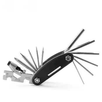16 in 1 Multi functional riding tool maintenance wrench Combination screwdriver bicycle bike tool set Outdoor Multipurpose tool
16 in 1 Multi functional riding tool maintenance wrench Combination screwdriver bicycle bike tool set Outdoor Multipurpose tool