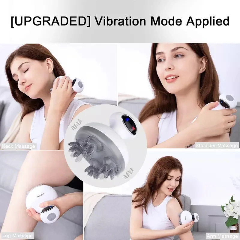 Portable IPX7 WaterProof LCD Scalp Head Massager Body Relax Hair Face Wash Vibrate Knead Rotate Grasp Silicone Hand 1200 mAh USB
Portable IPX7 WaterProof LCD Scalp Head Massager Body Relax Hair Face Wash Vibrate Knead Rotate Grasp Silicone Hand 1200 mAh USB