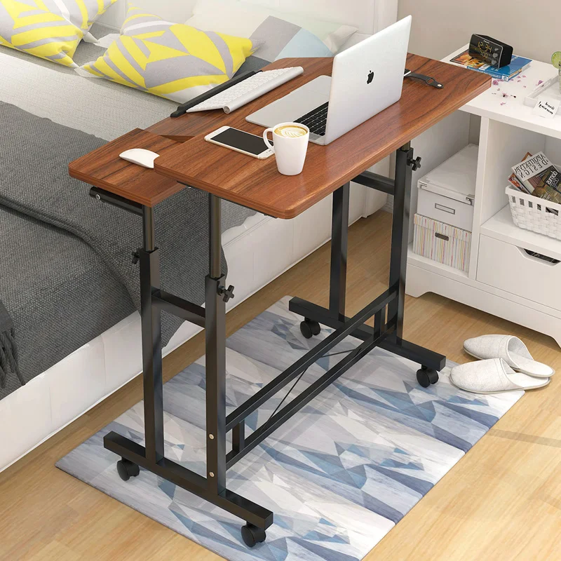 inclinazione regolabile scrivania da letto tavolo pigro piccolo tavolo per studenti universitari Altezza regolabile di sollevamento tavolo per computer portatile tavolo pieghevole