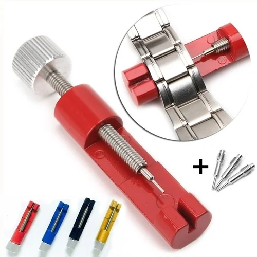 New Watch Band Link Pin Remover Tool Spring Bars Pins Watch Repair Tool Kit Set Watch Chain Adjustment Tool and Extra Pins Färg
New Watch Band Link Pin Remover Tool Spring Bars Pins Watch Repair Tool Kit Set Watch Chain Adjustment Tool and Extra Pins Färg