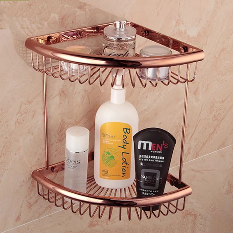 Copper Bathroom Shelf Bath Shower Rack Bath Shower Shelf Bath Shower Caddy Holder Wall Mounted Gold 1-2 Tier Corner Shelf 
Copper Bathroom Shelf Bath Shower Rack Bath Shower Shelf Bath Shower Caddy Holder Wall Mounted Gold 1-2 Tier Corner Shelf
