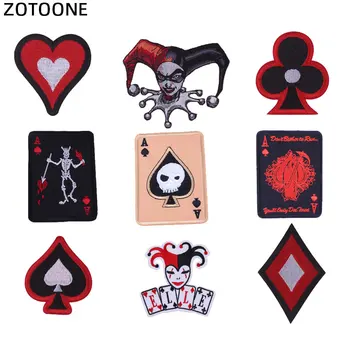 ZOTOONE Embroidery Stickers Patch Playing Pokers Cards Sew On Iron-on Arm Badge For Jeans Clothing Hat Garment Accessories G
ZOTOONE Embroidery Stickers Patch Playing Pokers Cards Sew On Iron-on Arm Badge For Jeans Clothing Hat Garment Accessories G