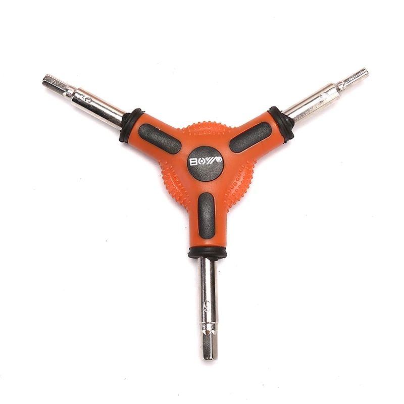 Carbon Steel Y Type Bicycle Trigeminal Type Hex Wrench Bike Bicycle Cycling 3 Way 45 # Steel Hex Allen Wrench Repair Tool 
Carbon Steel Y Type Bicycle Trigeminal Type Hex Wrench Bike Bicycle Cycling 3 Way 45 # Steel Hex Allen Wrench Repair Tool