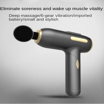 Vibration Fascia Gun Muscle Relaxation Massager Fitness Body Massage Gun Deep Tissue Body Massager Slimming Shaping Pain Relief