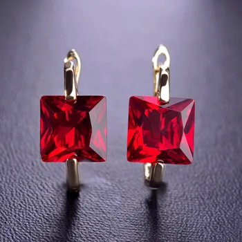 Dazz Simple Elegant Rhinestone Square Small Stud Earrings For Women Gold Silver Color Red Blue Green Fine Stones Earrings Bijoux 
Dazz Simple Elegant Rhinestone Square Small Stud Earrings For Women Gold Silver Color Red Blue Green Fine Stones Earrings Bijoux