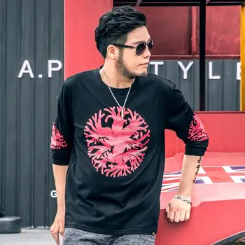 GXXH Brand Clothing Long Sleeve Casual Loose T-shirt Men Oversized Tee shirt Big Tall male Printed Top Plus Size XXL 5xl 6xl 7XL
GXXH Brand Clothing Long Sleeve Casual Loose T-shirt Men Oversized Tee shirt Big Tall male Printed Top Plus Size XXL 5xl 6xl 7XL