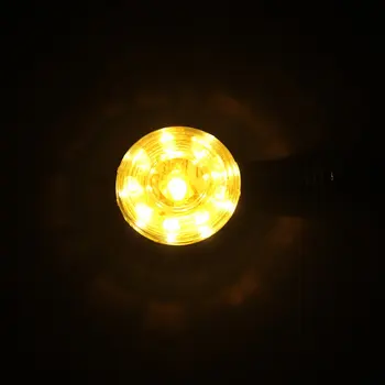 

1 Pair High quality Waterproof Amber Light Universal 10LED Motorcycle Turn Signal Indicators Lights/lamp #HA10227