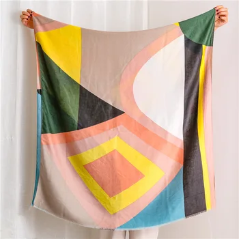 2020 Autumn & Winter New Style Fashion Silk Scarves Geometry Triangular Versatile Warm Cotton Linen Tassels Scarf 
2020 Autumn & Winter New Style Fashion Silk Scarves Geometry Triangular Versatile Warm Cotton Linen Tassels Scarf