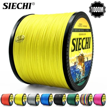 

SIECHI 8 Strands 1000M PE Braided Fishing Line tresse peche Saltwater Fishing Weave Superior Extreme Super Strong 20LB to 88LB