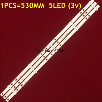 530MM LED Backlight Strip 5LEDs (3V) For BAIRD TI5510DLEDDS 2W2006-DS55M7800-01 DS55M78-DS02-V01 DSBJ-WG
530MM LED Backlight Strip 5LEDs (3V) For BAIRD TI5510DLEDDS 2W2006-DS55M7800-01 DS55M78-DS02-V01 DSBJ-WG