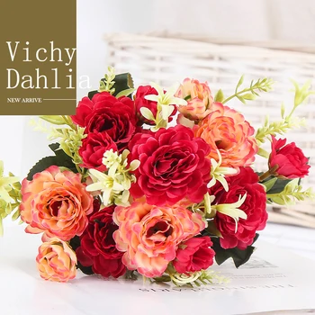 3PCS 1 bunch of 14 artificial flowers holding flowers wedding bride christmas halloween party birthday garden home decoration
3PCS 1 bunch of 14 artificial flowers holding flowers wedding bride christmas halloween party birthday garden home decoration