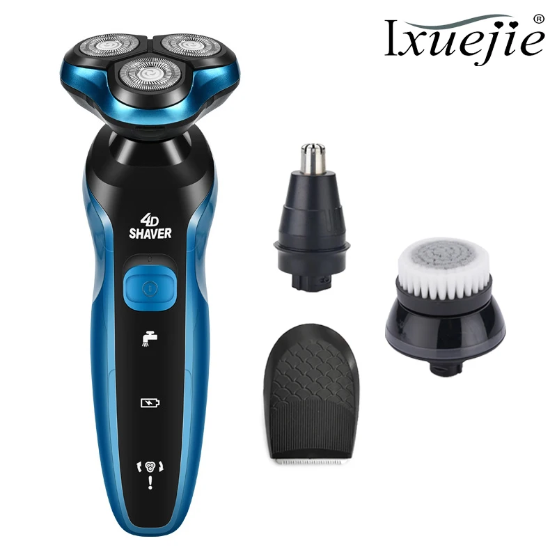 IXueJie Men's Electric Shaver Face Razor 4 In 1 Multi-function Three Cutter Head Independent Floating Body Washable Beard Knife
IXueJie Men's Electric Shaver Face Razor 4 In 1 Multi-function Three Cutter Head Independent Floating Body Washable Beard Knife