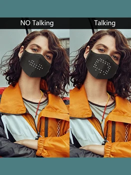 Voice Control Mask Smart Rechargeable Display Screen Shield Breathable Cotton Soft Magic Holiday Cosplay Party LED Luminous Mask
Voice Control Mask Smart Rechargeable Display Screen Shield Breathable Cotton Soft Magic Holiday Cosplay Party LED Luminous Mask