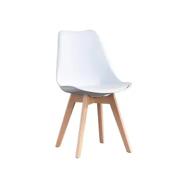 A set of 4 modern dining chairs, retro-designed armchairs, high-quality Simplicity chair with wooden legs, suit for dining room
A set of 4 modern dining chairs, retro-designed armchairs, high-quality Simplicity chair with wooden legs, suit for dining room