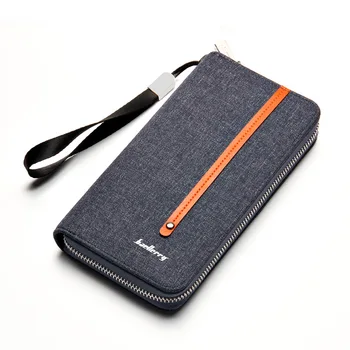 Men's long wallet multi-card bit canvas zipper clutch bag retro youth large-capacity wallet
Men's long wallet multi-card bit canvas zipper clutch bag retro youth large-capacity wallet