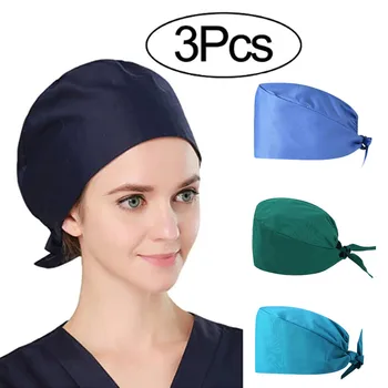 3pc Solid Colors Scrub Caps Hospital Medical Nurse Hat Elastic Dentist Cap Surgical Cap Nursing Uniform Scrubs Lab Pharmacy Hats
3pc Solid Colors Scrub Caps Hospital Medical Nurse Hat Elastic Dentist Cap Surgical Cap Nursing Uniform Scrubs Lab Pharmacy Hats