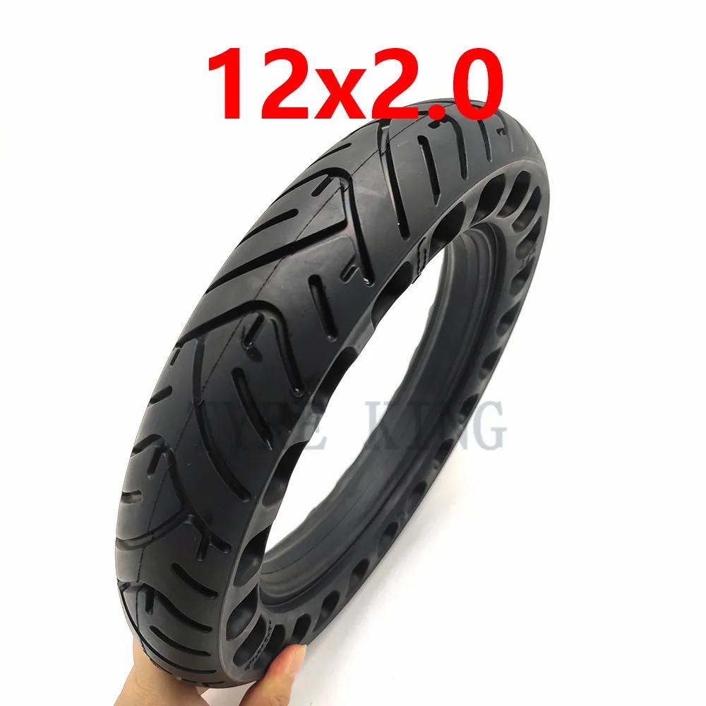 12 Inch Solid Tyre 12x2 0 12x2 125 Non Inflatable Tubeless Tire For Many Gas Scooter E Bike Hoverboard Self Balancing Parts Tyres Aliexpress