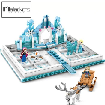 Friends Set Snow Queen Magic Book Princess Figures Carriage Building Blocks Toys For Girls Palace Ice Castle Bricks Kids Gifts
Friends Set Snow Queen Magic Book Princess Figures Carriage Building Blocks Toys For Girls Palace Ice Castle Bricks Kids Gifts