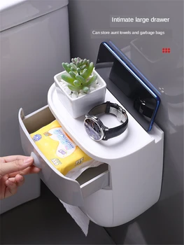B-LIFE Toilet Paper Holder oilet Tissue Storage Box Roll Holder for Bathroom Kitchen Storage Organizer Paper Facial Cover
B-LIFE Toilet Paper Holder oilet Tissue Storage Box Roll Holder for Bathroom Kitchen Storage Organizer Paper Facial Cover