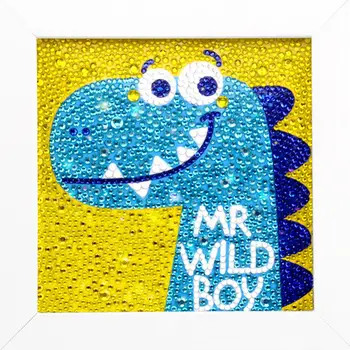 Children'S Cartoon Special-Shaped Crystal Beads Cartoon Dinosaur Diamond Painting Home Decoration With Picture Frame Handicrafts 
Children'S Cartoon Special-Shaped Crystal Beads Cartoon Dinosaur Diamond Painting Home Decoration With Picture Frame Handicrafts