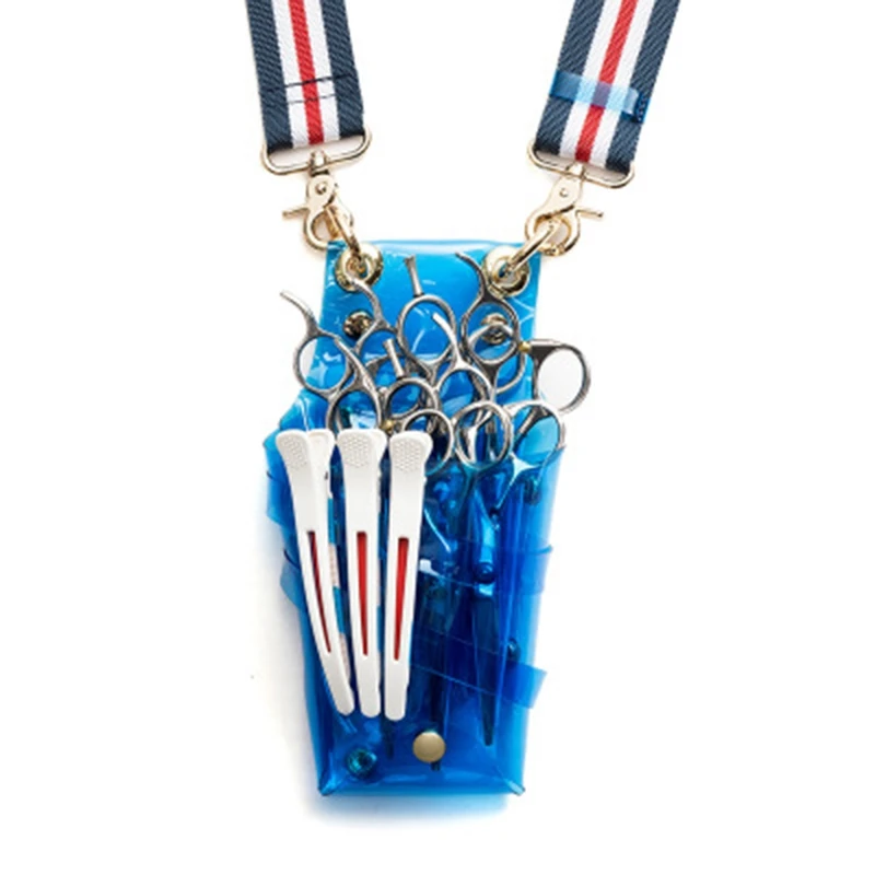 Graduate Color Hair Scissors Bag Soft TPU Waterproof Hairdressers Tools Case Hairdressing Combs Clips Shoulder Waist Pouch 
Graduate Color Hair Scissors Bag Soft TPU Waterproof Hairdressers Tools Case Hairdressing Combs Clips Shoulder Waist Pouch