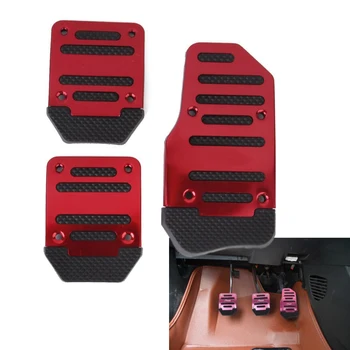 Car Styling Car Pedal Pads 3Pcs Non Slip Car Aluminum Manual Transmission Red Pedal Cover Set Kit Brake Clutch Accelerator
Car Styling Car Pedal Pads 3Pcs Non Slip Car Aluminum Manual Transmission Red Pedal Cover Set Kit Brake Clutch Accelerator