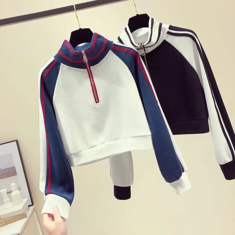 Fashion Women Sweatshirt 2020 New Hot Sale Short Hoodies Long Sleeve Patchwork Jumper Hooded Pullover Coat Casual Sweatshirt Top
Fashion Women Sweatshirt 2020 New Hot Sale Short Hoodies Long Sleeve Patchwork Jumper Hooded Pullover Coat Casual Sweatshirt Top