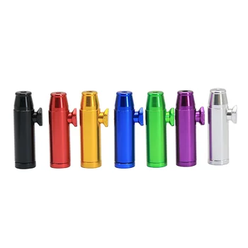 Random Color Snuff Bullet Tobacco Pipes Snif Bullet Metal Flat Rocket Sniffer Snorter Sniffer Dispenser Water Smoking Pipe
Random Color Snuff Bullet Tobacco Pipes Snif Bullet Metal Flat Rocket Sniffer Snorter Sniffer Dispenser Water Smoking Pipe