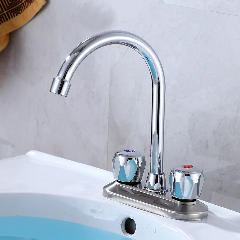 Ride Sanitary Ware Diplopore Double Control Cold Copper Faucet Wash Basin Washing Basin Kitchen Rotatable Leading Batch
Ride Sanitary Ware Diplopore Double Control Cold Copper Faucet Wash Basin Washing Basin Kitchen Rotatable Leading Batch