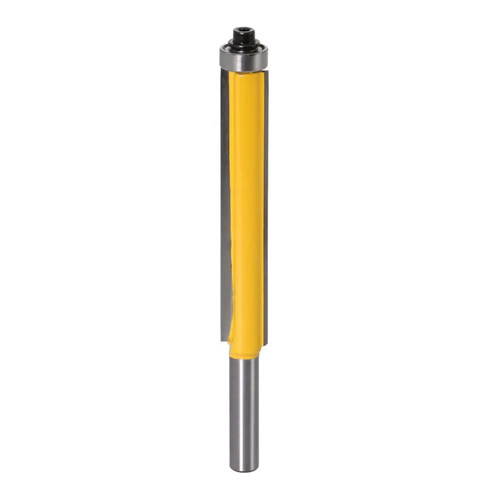 8MM Shank Lengthened Flush Trim Router Bit with Bearing for Wood Template Pattern Bit Tungsten Carbide Milling Cutter
8MM Shank Lengthened Flush Trim Router Bit with Bearing for Wood Template Pattern Bit Tungsten Carbide Milling Cutter