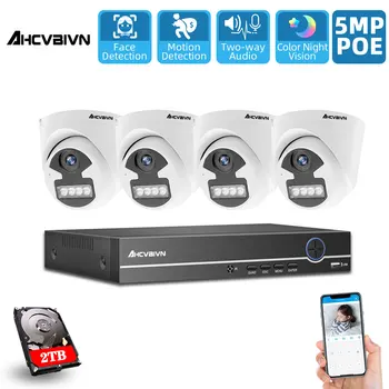 IP CCTV Camera Security System Kit POE 5MP 4CH NVR Kit Indoor Two Way Audio Home Security Video Surveillance Camera System Set
IP CCTV Camera Security System Kit POE 5MP 4CH NVR Kit Indoor Two Way Audio Home Security Video Surveillance Camera System Set