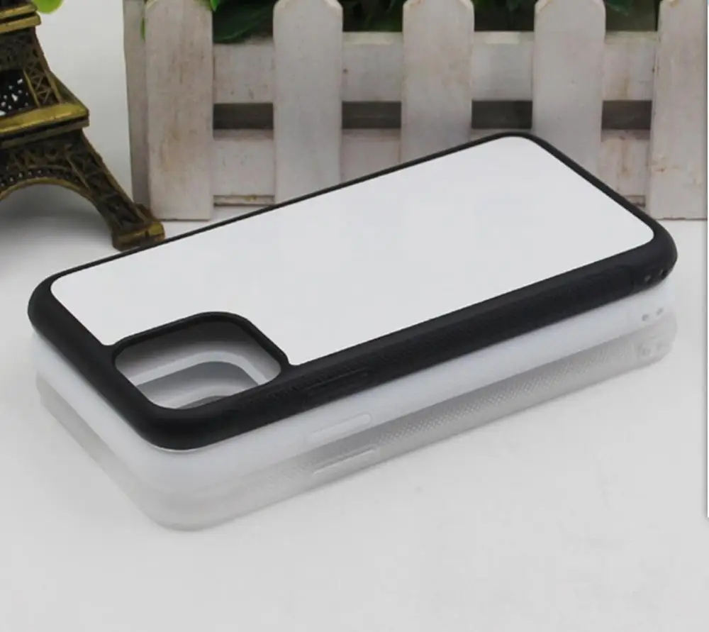 Blank 2D Sublimation TPU+PC Rubber Case for iphone 11 pro max with Aluminum Inserts 100pcs/lot
Blank 2D Sublimation TPU+PC Rubber Case for iphone 11 pro max with Aluminum Inserts 100pcs/lot