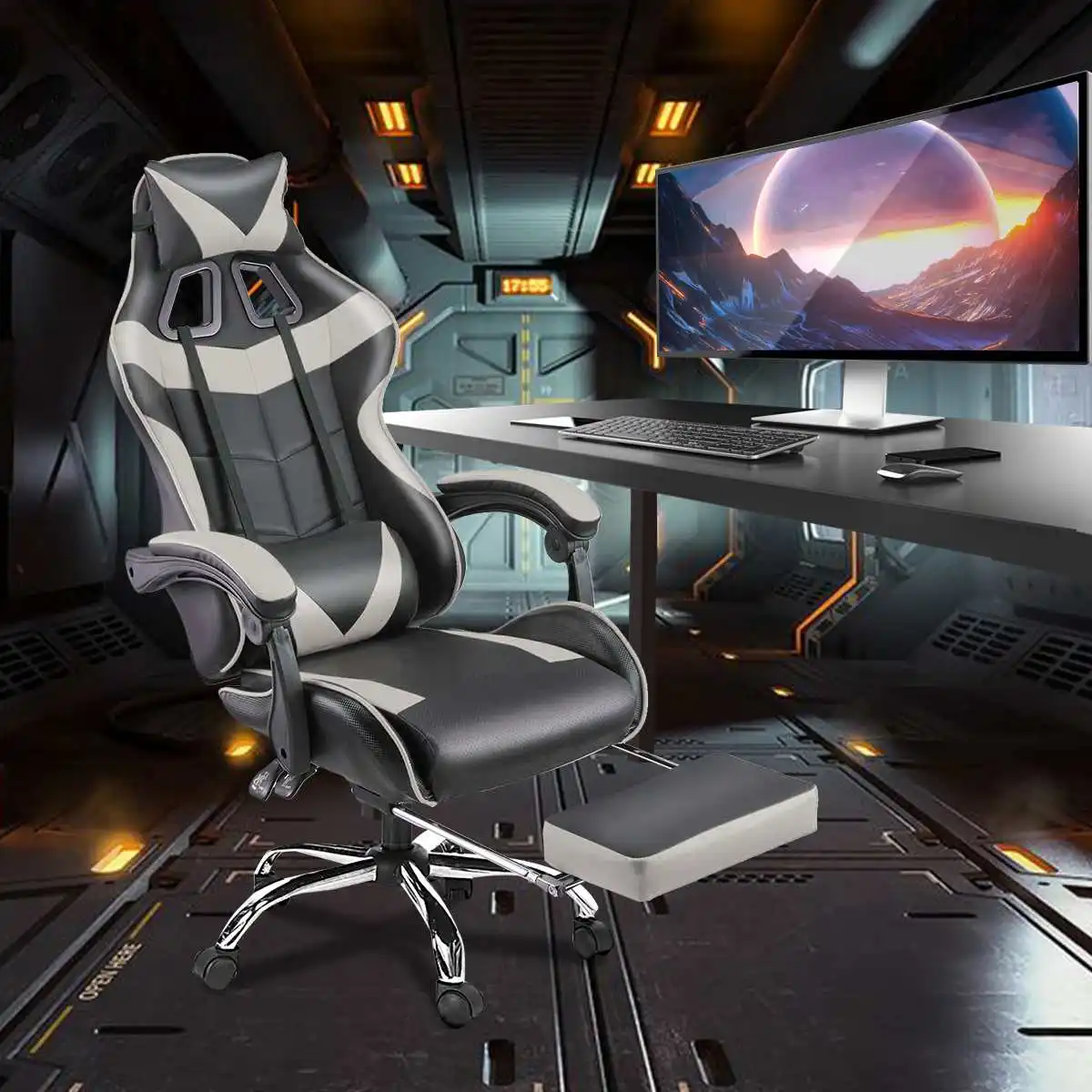 Professional Computer Chair LOL Internet Cafes Racing Chair WCG Play Gaming Chair Office Chair Lying Household Chair Furniture Professional Computer Chair LOL Internet Cafes Racing Chair WCG Play Gaming Chair Office Chair Lying Household Chair Furniture