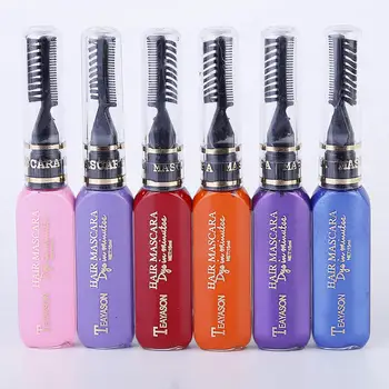 13 Colors Hair Color Gel Cream Mascara Black Red Blue Hair Dye Cover One Time
13 Colors Hair Color Gel Cream Mascara Black Red Blue Hair Dye Cover One Time