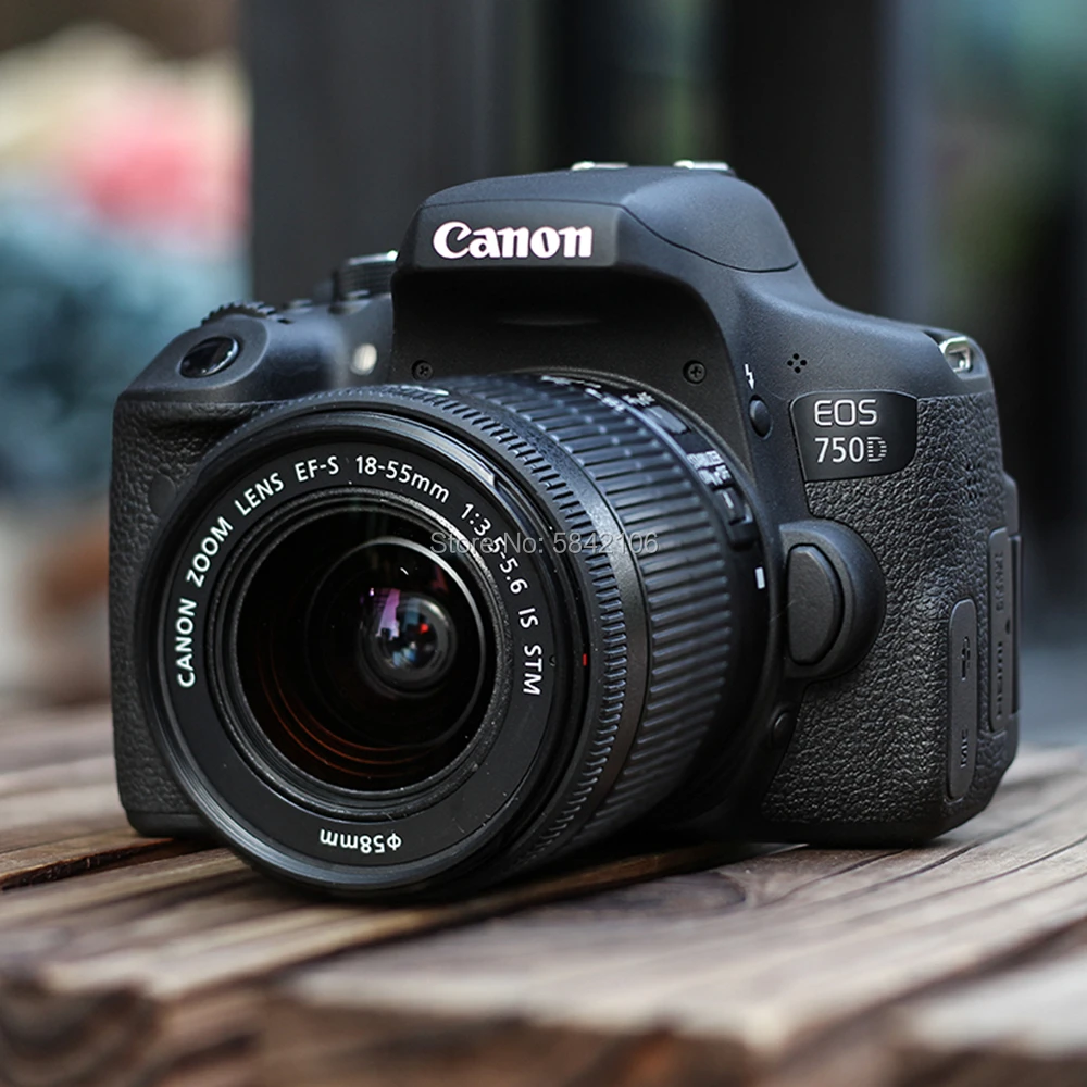 Canon EOS 750D DSLR camera EF-S 18-55mm f/3.5-5.6 IS STM Lens | Электроника
