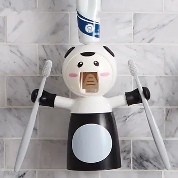 Cartoon Creative Toothpaste Creative Automatic Toothpaste Suction Wall Extrusion Dust Cartoon Toothbrush Holder Set
Cartoon Creative Toothpaste Creative Automatic Toothpaste Suction Wall Extrusion Dust Cartoon Toothbrush Holder Set