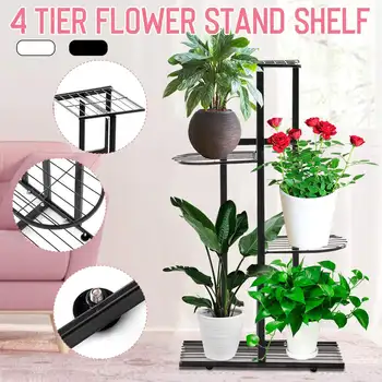 4 Tier Iron Plant Flower Shelf Multi-storey Indoor Home Balcony Rack Wrought Living Room Space Flower Pot Floor-Standing Shelf
4 Tier Iron Plant Flower Shelf Multi-storey Indoor Home Balcony Rack Wrought Living Room Space Flower Pot Floor-Standing Shelf