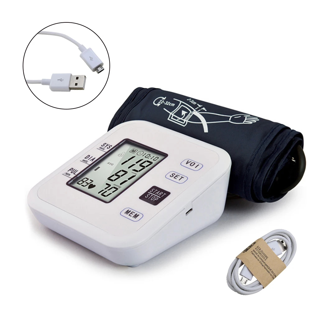 Arm Blood Pressure Monitor Tonometer Medical Equipment Digital Apparatus for Measuring Pressure Health Monitor with Cuff
Arm Blood Pressure Monitor Tonometer Medical Equipment Digital Apparatus for Measuring Pressure Health Monitor with Cuff