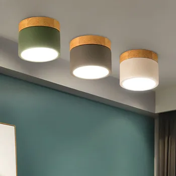 Ceiling Lamp for Hallway Kitchen Dining Room Spotlight Surface Mounted Interior Bedside Bedroom Led Flat Panel Lamp Mini Wood AC 
Ceiling Lamp for Hallway Kitchen Dining Room Spotlight Surface Mounted Interior Bedside Bedroom Led Flat Panel Lamp Mini Wood AC