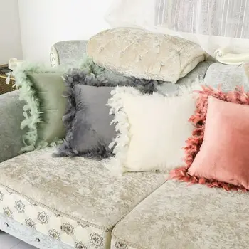 18x18" Soft Microfiber Velvet Solid Color Throw PILLOW COVER Cushion Case Feather Velvet Sofa Hug Comfortable Durable Pillowcase
18x18" Soft Microfiber Velvet Solid Color Throw PILLOW COVER Cushion Case Feather Velvet Sofa Hug Comfortable Durable Pillowcase