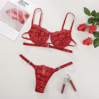 Sexy Lingerie Female Red Transparent Bra Set Lace Underwear Women Seamless See Through Push Up Bra & Brief Sets Loungwear New
Sexy Lingerie Female Red Transparent Bra Set Lace Underwear Women Seamless See Through Push Up Bra & Brief Sets Loungwear New
