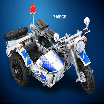 DIY 716PCS Blocks 1272 Assembly City Technology Series Racing Motorcycle Blocks Party Game Educational Toy for Children
DIY 716PCS Blocks 1272 Assembly City Technology Series Racing Motorcycle Blocks Party Game Educational Toy for Children