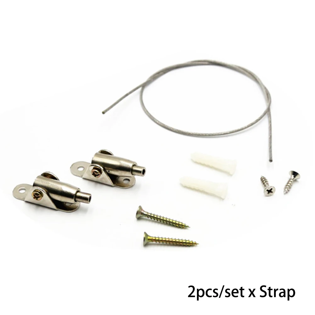 2pcs/set Metal Fastener Practical Provide Safety Straps For Kids And Furniture Adjustable Anti-Tip Childproof
2pcs/set Metal Fastener Practical Provide Safety Straps For Kids And Furniture Adjustable Anti-Tip Childproof